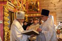 Освящение Вознесенского храма села Воскресенское 