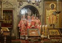 Праздник Собора новомучеников и&nbsp;исповедников Церкви Русской в&nbsp;Успенском соборе Московского Кремля