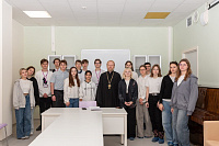 Беседа со школьниками в Щёлковском перинатальном центре