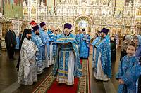 Архиерейское богослужение в Троицком соборе города Щёлково