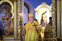 Архиерейское богослужение в Богоявленском соборе Ногинска