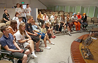 Закрытие Епархиального молодёжного слёта «Кто, если не мы?» в Кудинове