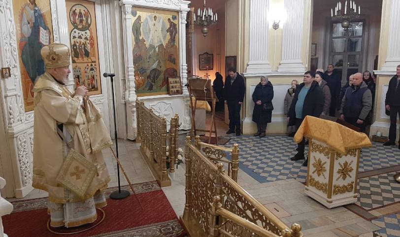 Архиерейское богослужение в Преображенском кафедральном соборе Балашихи