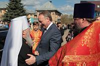 Архиерейское богослужение с участием Сводного детского хора Московской епархии в Богоявленском соборе Ногинска