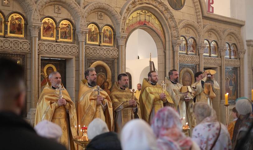 Освящение колокола в Троицком храме г. Электроугли