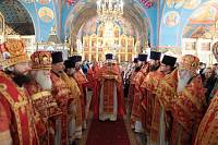 Архиерейское богослужение с участием Сводного детского хора Московской епархии в Богоявленском соборе Ногинска