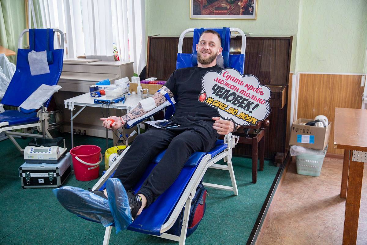 Акция сбора донорской крови в Троицком соборе г. Щёлково