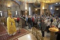 Архиерейское богослужение в Троицком храме города Реутова