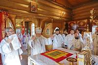 Престольный праздник в Преображенском храме деревни Малая Дубна 