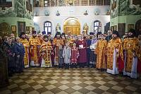 Архиерейское богослужение в Гуслицком монастыре