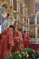 Архиерейское богослужение с участием Сводного детского хора Московской епархии в Богоявленском соборе Ногинска