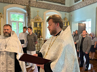 Сотрудники уголовно-исполнительной системы посетили Николо-Архангельский храм Балашихи