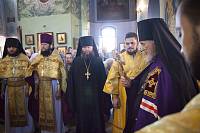 Архиерейское богослужение в Гуслицком Спасо-Преображенском монастыре