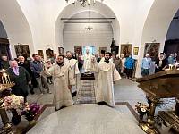 Престольный праздник в Спасском храме деревни Каблуково