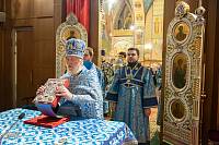 Архиерейское богослужение в Троицком соборе города Щёлково