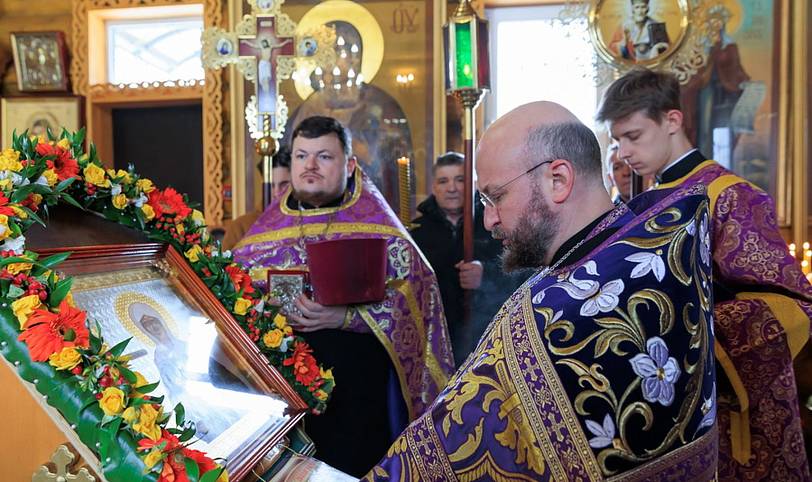 Празднование святой блаженной Матроне Московской в посёлке Верея