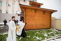 Освящение часовни страстотерпца царевича Алексия на территории УВД «Щелковское»