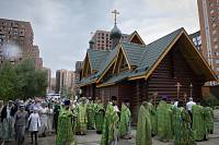 Престольный праздник в Серафимовском храме Балашихи