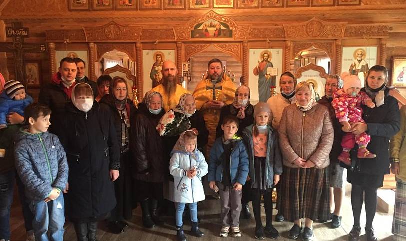 101-летний юбилей прихожанки храма деревни Новое