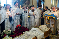 Отпевание священника Иоанна Солнцева