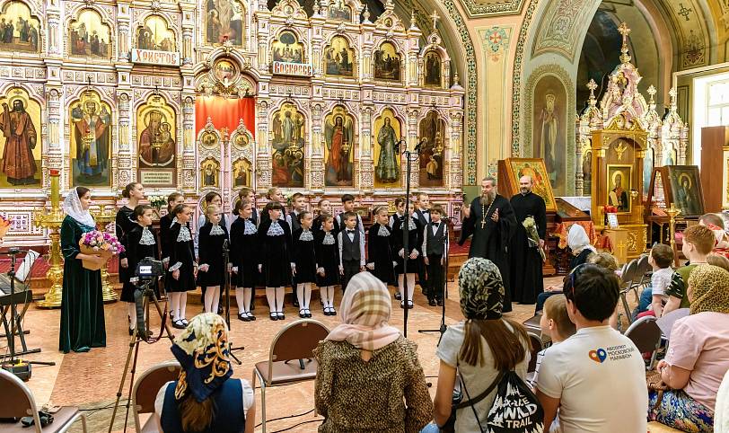 Вокально-хоровая студия «Созвездие детства» в Преображенском храме микрорайона Саввино