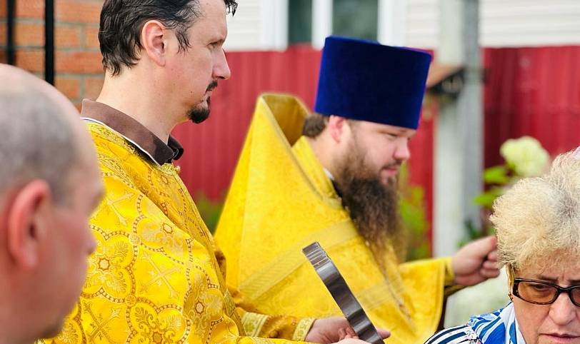 Водосвятный молебен в деревне Криулино