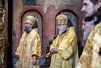 Патриаршее богослужение в Успенском соборе Московского Кремля