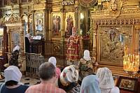 Архиерейское богослужение в Богородицерождественском храме Балашихи 