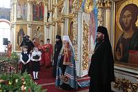 Архиерейское богослужение с участием Сводного детского хора Московской епархии в Богоявленском соборе Ногинска