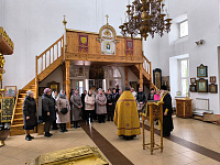 Поездка родственников участников СВО в Никольский храм деревни Большая Дубна