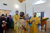 Архиерейское богослужение в храме иконы Божией Матери «Взыскание погибших» поселка Свердловский 