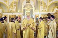 Архиерейское богослужение в Балобаново 