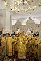 Архиерейское богослужение в Екатерининском храме Балашихи 