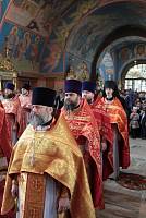 Архиерейское богослужение с участием Сводного детского хора Московской епархии в Богоявленском соборе Ногинска