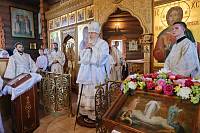 Престольный праздник в Преображенском храме деревни Малая Дубна 