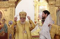 Архиерейское богослужение в Александро-Невском храме Балашихи