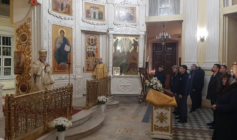 Архиерейское богослужение в Преображенском кафедральном соборе Балашихи 