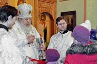 Освящение приделов Преображенского храма в&nbsp;селе Спас-Заулок
