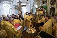 Архиерейское богослужение в Николо-Архангельском храме Балашихи