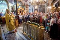 Архиерейское богослужение в Христорождественском храме села Заозерье 