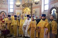 Архиерейское богослужение в Троицком храме города Реутова