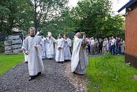 Великое освящение храма Игоревской иконы Божией Матери в Балашихе и закладка нового каменного храма