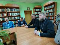 Пасхальное поздравление военнослужащих в военно-морском клиническом госпитале имени Бурденко в Купавне