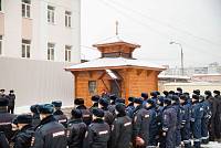 Освящение часовни страстотерпца царевича Алексия на территории УВД «Щелковское»