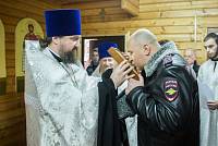 Освящение часовни страстотерпца царевича Алексия на территории УВД «Щелковское»