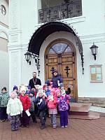 Дошкольники в храме иконы Божией Матери «Спорительница хлебов» г. Щелково