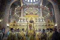 Архиерейское богослужение в Троицком храме города Реутова