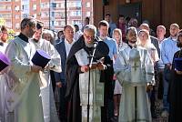 Великое освящение храма Игоревской иконы Божией Матери в Балашихе и закладка нового каменного храма