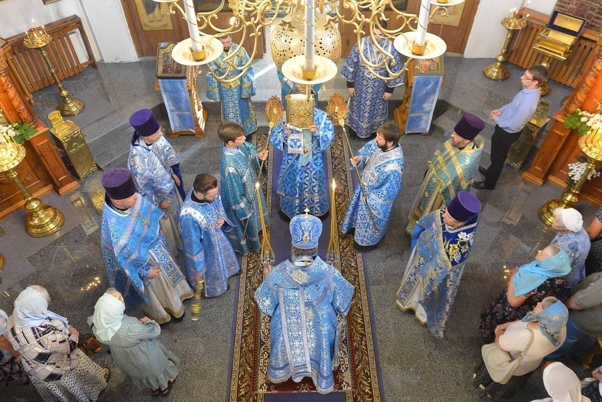 Престольный праздник в Скорбященском храме города Лосино-Петровский 
