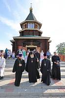 Престольный праздник в Преображенском храме деревни Малая Дубна 